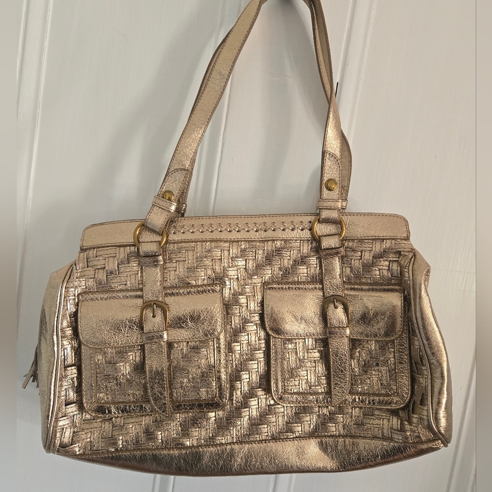 Elliot Lucca Metallic Bronze purse